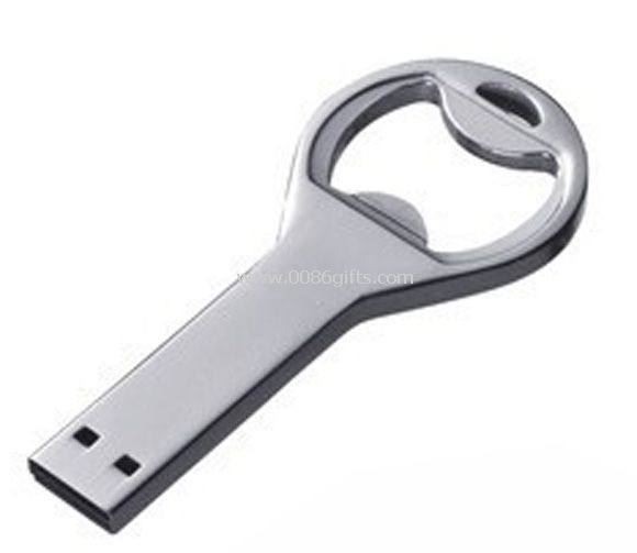 Disco de destello del usb de forma clave abrelatas