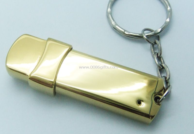 metal usb flash with keychain