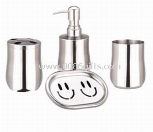 Set de salle de bain inox