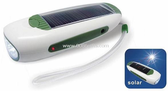 Green energy Solar Flashlight