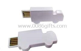 Din material plastic USB Flash Drive