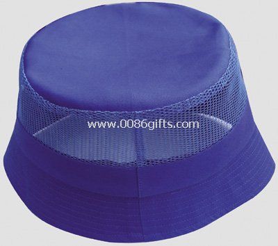 Cotton/mesh bucket hat