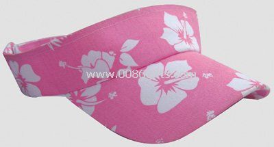 Cotton sunvisor