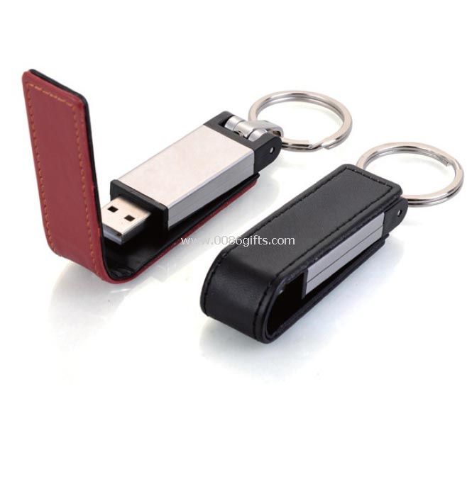 Кожаный USB флэш-накопители