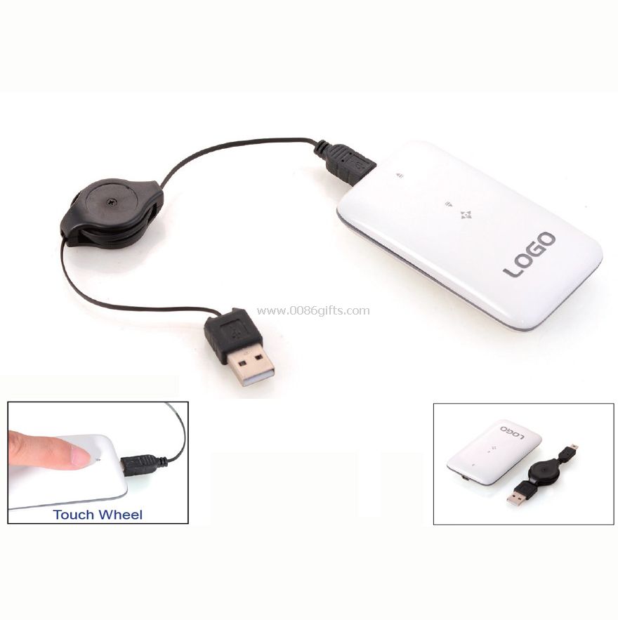 Super Slim Mouse With Lighting Logo