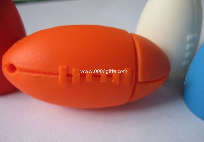 PVC football usb drive