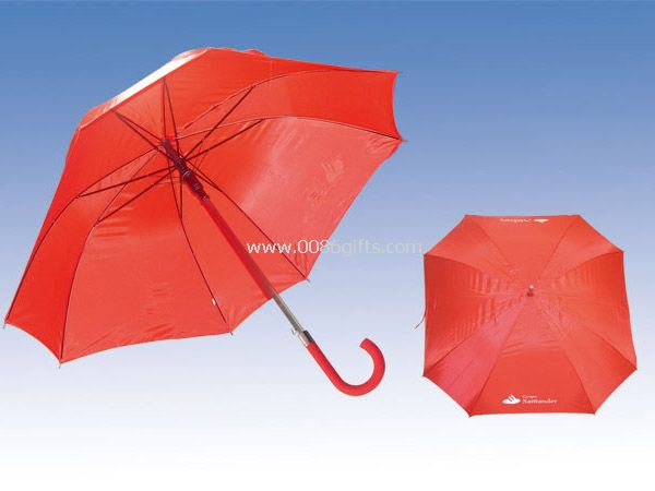 170T Polyester gerader Regenschirm