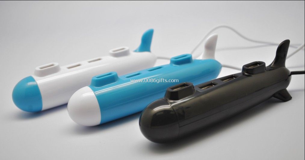 4 Ports airplane usb hub