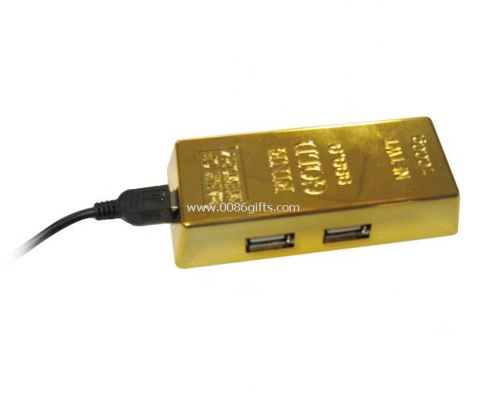 Gold bar USB HUB