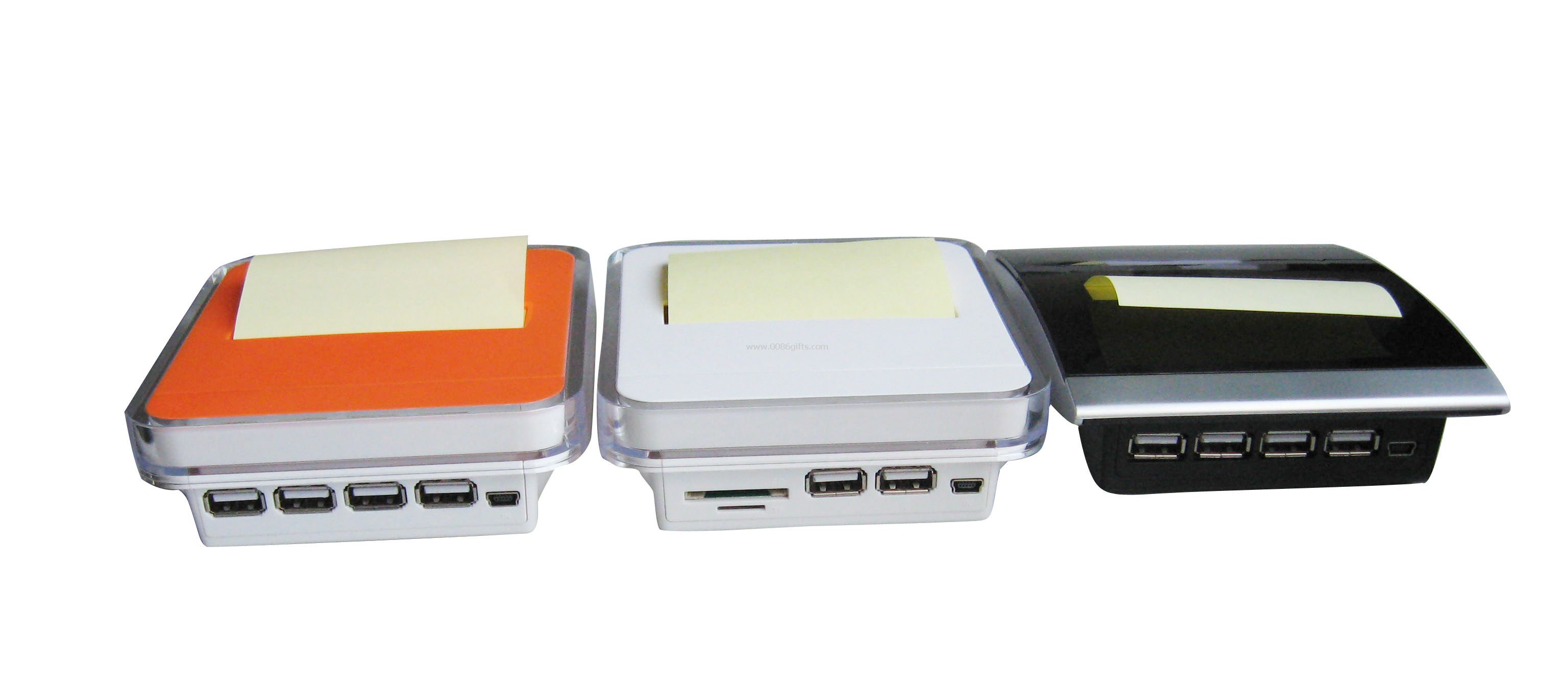 USB Hub with Pop-up note dispenser
