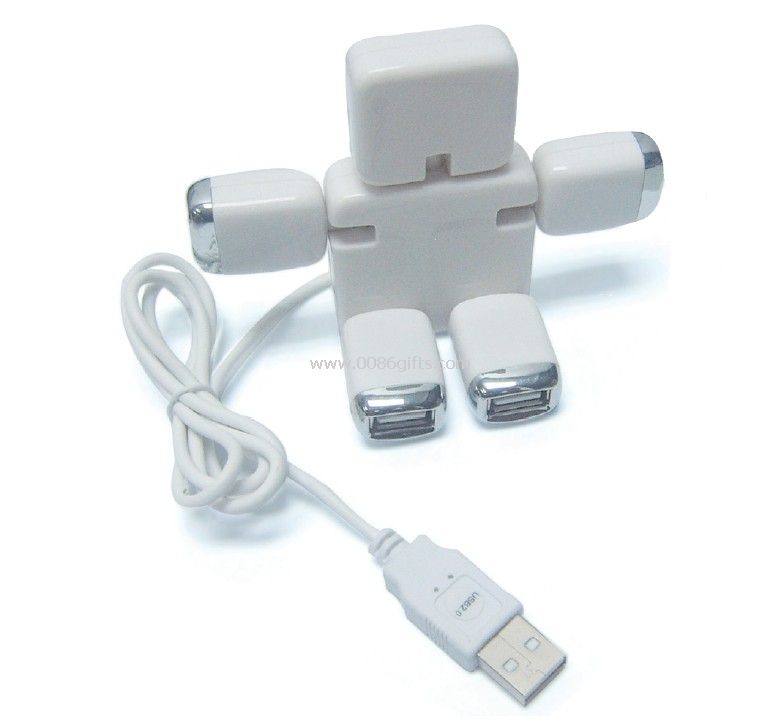 Robot 4 Port USB rozbočovač