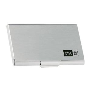 Portatarjetas de aluminio Econo