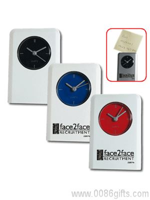 Astro Quartz Desk Clocks With Message Clip