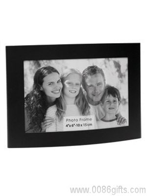 Arc brushed silver photo frame