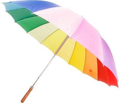 Zum Himmel Regenschirm