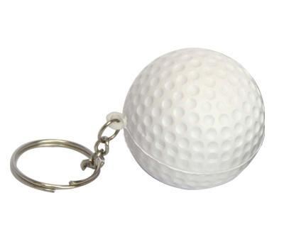 Stressi golf pallo avaimenperä