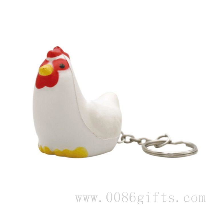 Stress Rooster Key Ring