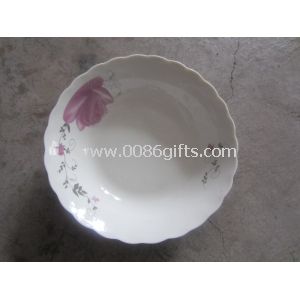 7-inch Porcelain Salad Bowl, Customized Designs are Accepted