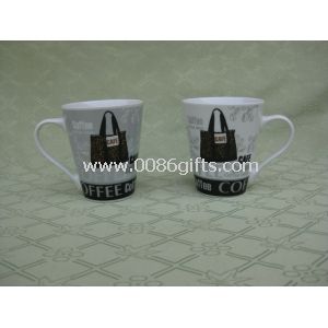Ceramic coffee mug with Full color decal printing