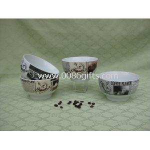 Tazones de cerámica tinta china
