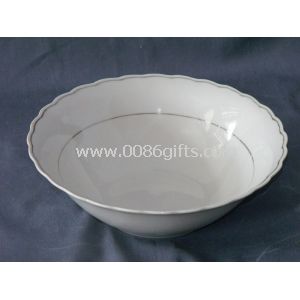 Porcelain Bowl with GGK Design,Customized Logo Printing,Microwave and Dishwasher Oven Safe