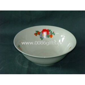 Porcelian Salátová mísa, je dodáván v bílé, přizpůsobené návrhy přijal, myčka & používat v mikrovlnné troubě