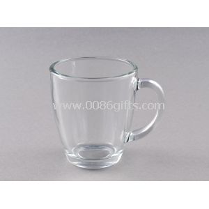 Drikkevand glas Cup med prægede form, opfylder FDA, LFGB og 84/500/EØF