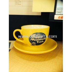 Cappuccino Größe Kaffee Tasse/Untertasse Porzellanset