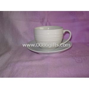 Stoneware Coffee Cup and Saucer Sets