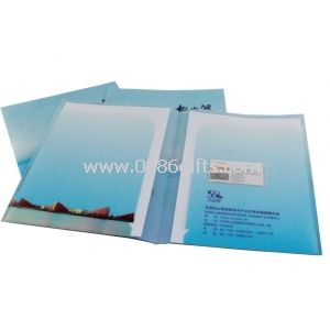 F4 blu Cartellina plastica per raccolta documenti