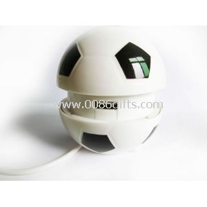 Portas de forma USB HUB 4 futebol para promation