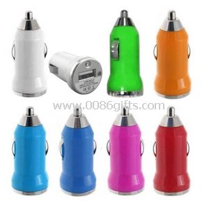 Mini Car Charger, USB Charger Single USB Output, Car Cigarette Lighter in Colours