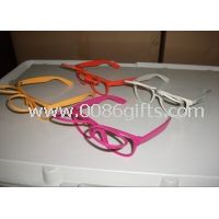 1.0 mm PVC or PET laser diffraction 3d fireworks glasses for college party