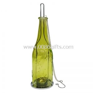 Hengende lysestaker flaskeholder - Chartreuse