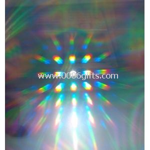 Nowe dyfrakcji lense 3d fajerwerk szkła z dyfrakcji potężny wpływ na Boże Narodzenie