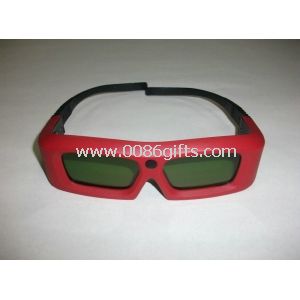 Óculos 3D PC frame plástico do obturador ativo
