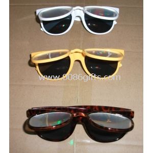 USA market rainbow passive 3d firework glasses with OEM customized style