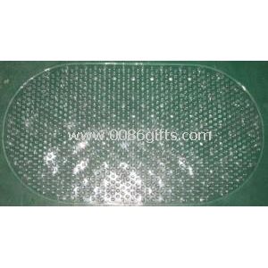 Transparentní 4 PVC vana Mat sprchový předložka Koupelnová předložka