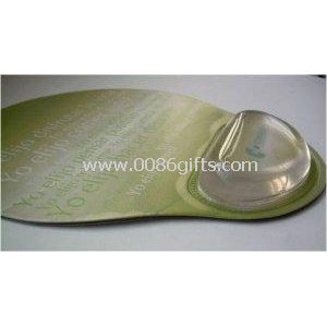 Tapis de souris 17 silicone PU PVC translucide cristal poignet reste soutien reste Pad