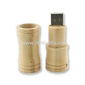 Impulsión del Flash del USB bambú