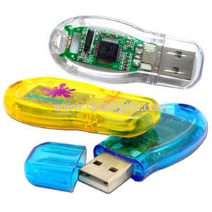 Şifreli plastik USB birden parlamak götürmek