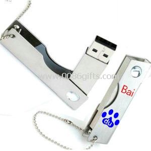 Knife Metal USB 2.0 Flash Drives Pendrive With Space Partition