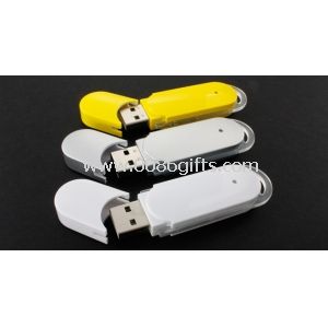 Anel plástico USB Flash Drive com tampa