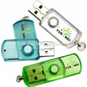 Eslabón giratorio plástico USB Flash Drive