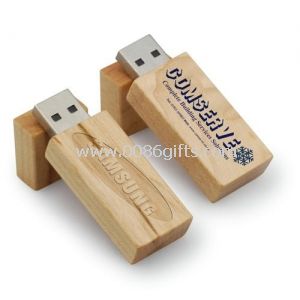 Деревина USB 2.0 флеш-накопичувач