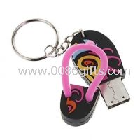 Beach Sandle Style Pink Customized USB Thumb Drive Promotional
