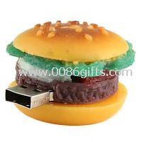 Em forma de hambúrguer personalizado USB Flash Drive criptografado
