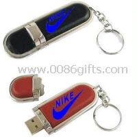 Пароль защиты кожаный USB флэш-диск
