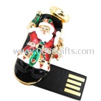 Santa Claus forma joyas USB Flash Drive