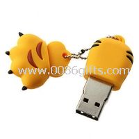 Tigre pata disco Flash USB personalizado